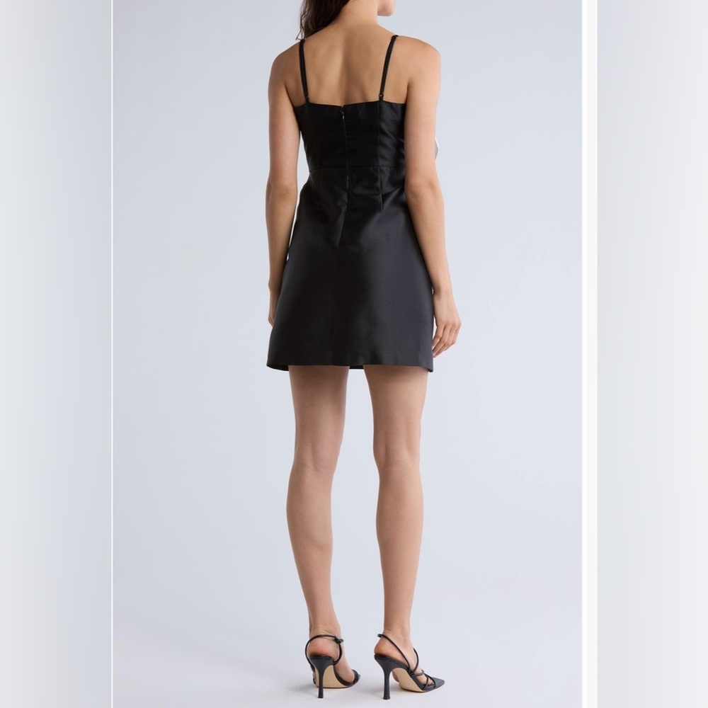 Hutch Serena Bow A Line Dress Black and white mini dress size 8 NWT - Picture 2 of 3